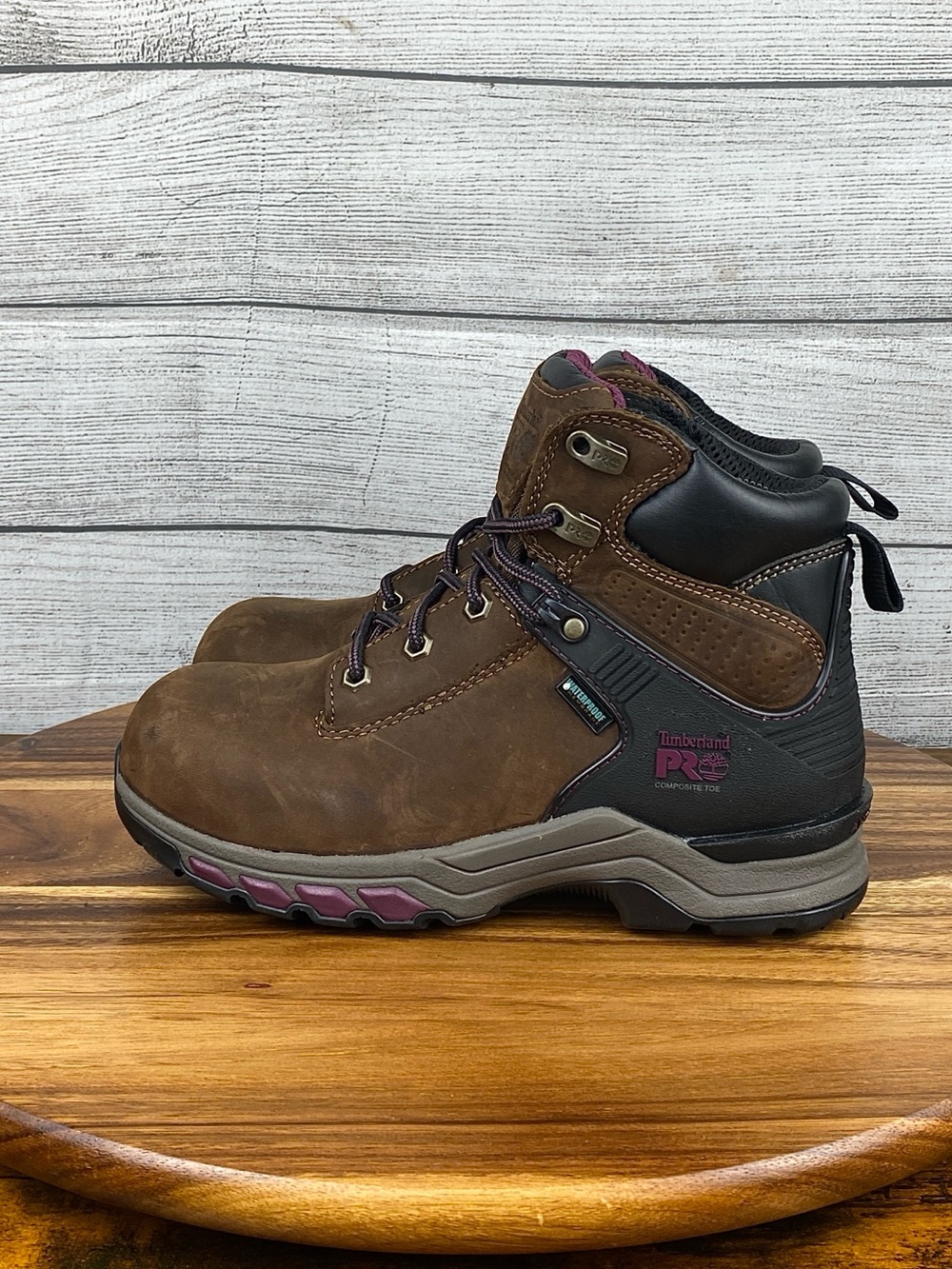 Timberland PRO Women Hypercharge 6" Composite Toe Waterproof Work Boot Size 6.5